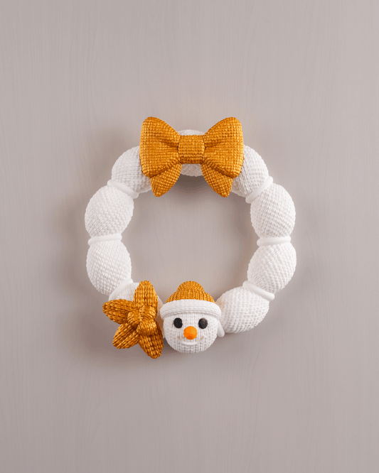βοΈ Frosty's Greeting Wreath β Cozy Holiday Cheer in Every Loop!