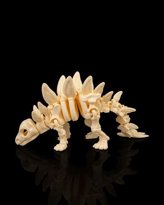 Skeleton Stegosaurus — Premier Fossil White Edition