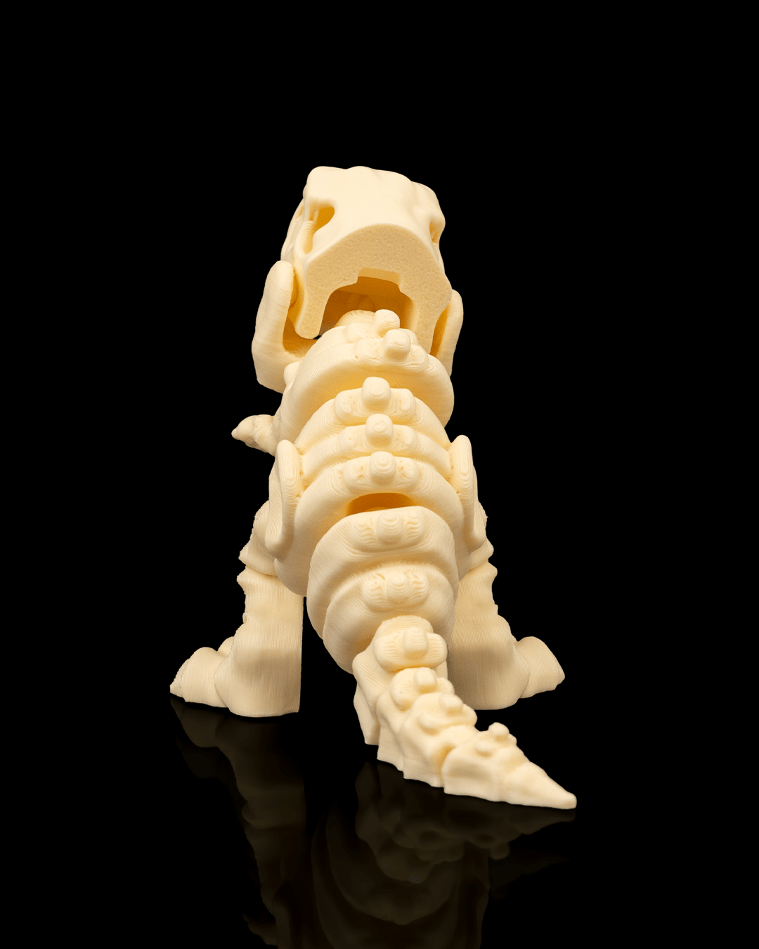 Skeleton T-Rex — Large Fossil White Edition