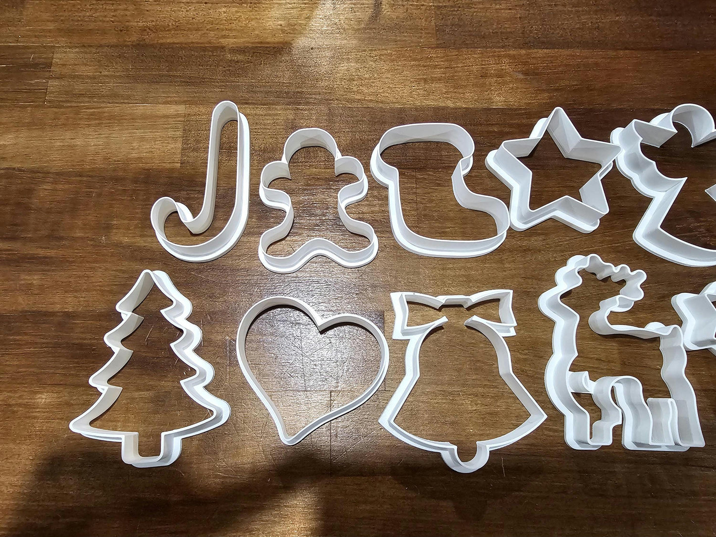 10-Piece Holiday Cookie Cutter Set Christmas Baking Fun for the Whole Family!