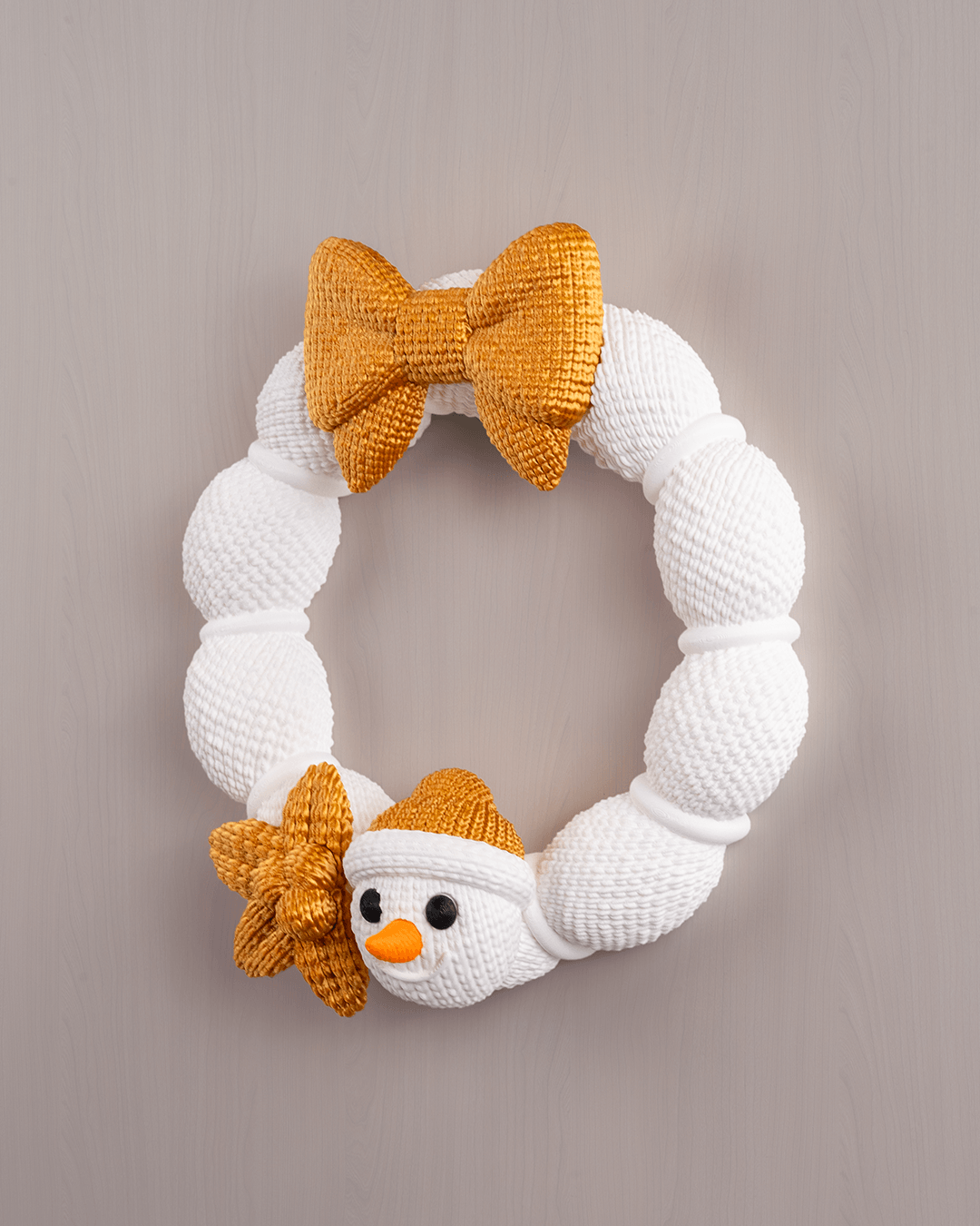 ❄️ Frosty's Greeting Wreath – Cozy Holiday Cheer in Every Loop!