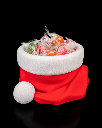 Santa’s Snack Hat Bowl – Festive Holiday Storage & Decor