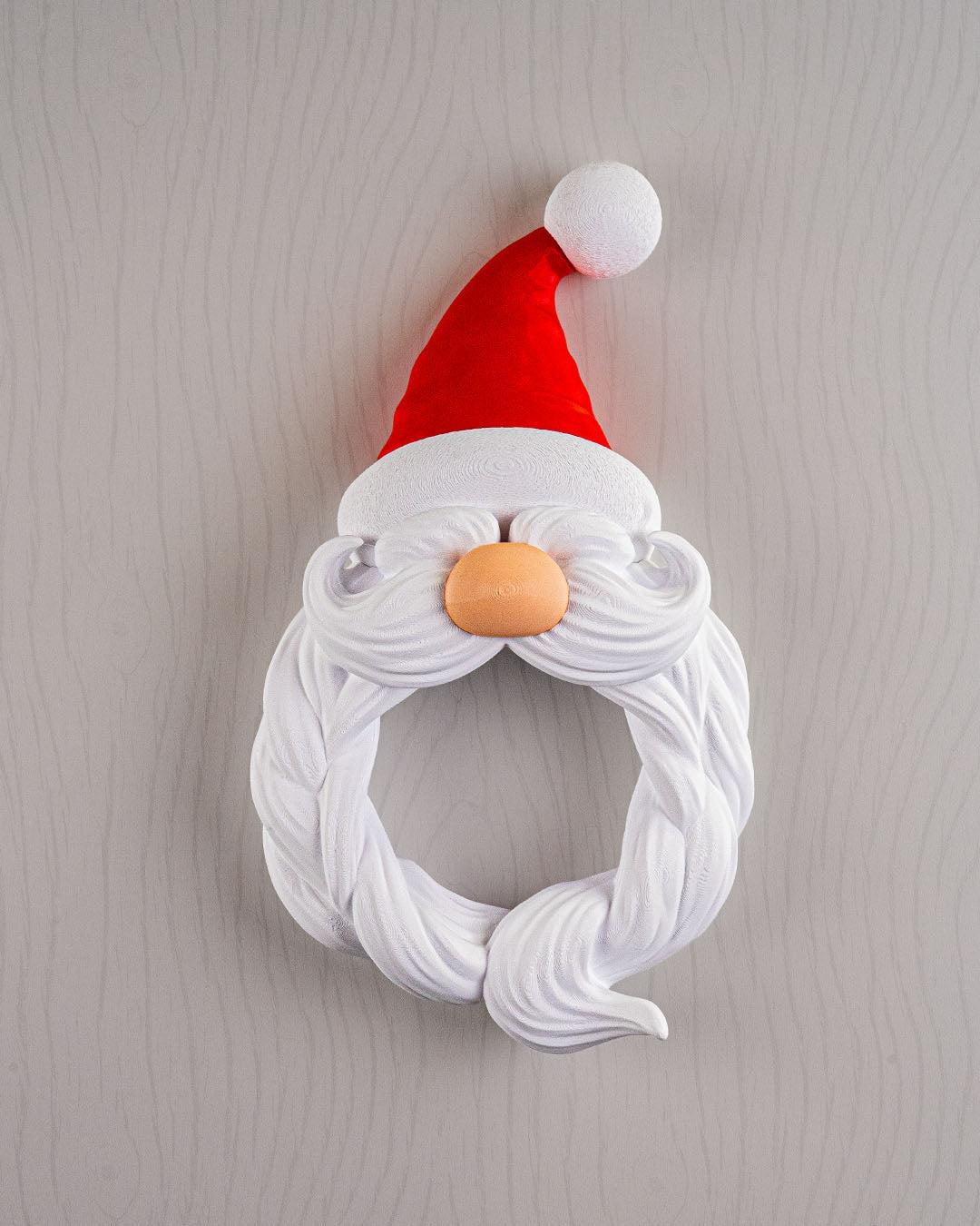 🎅 Santa’s Welcome Wreath – 3D Printed Holiday Door Décor 🎄