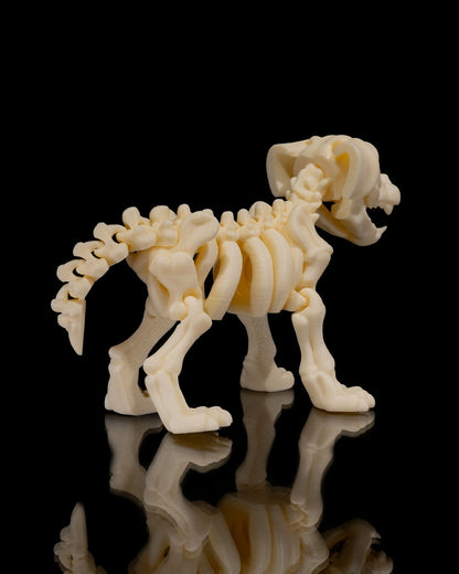 Max — Skeleton Dog Figurine (Fossil White Edition)