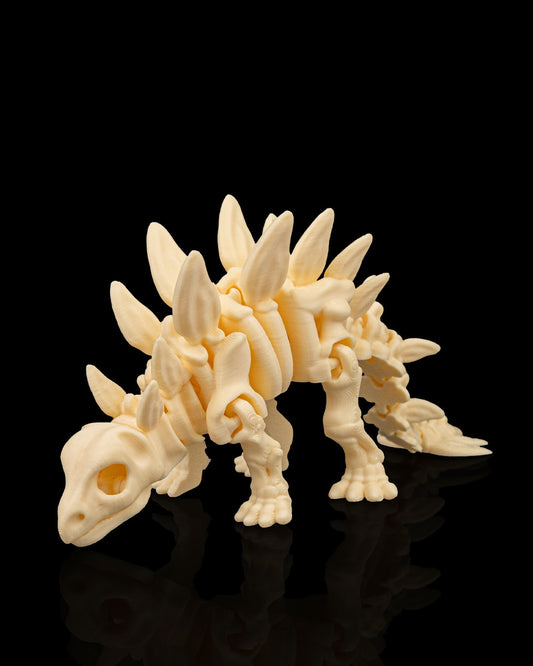 Skeleton Stegosaurus — Premier Fossil White Edition