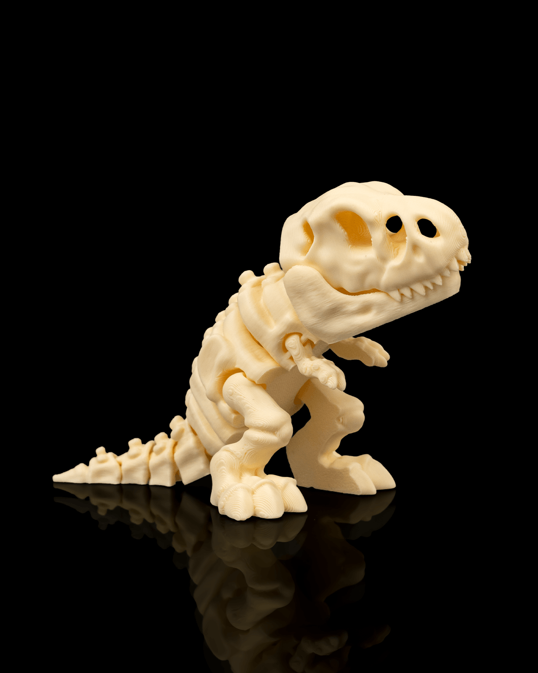 Skeleton T-Rex — Large Fossil White Edition