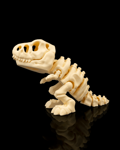 Skeleton T-Rex — Large Fossil White Edition