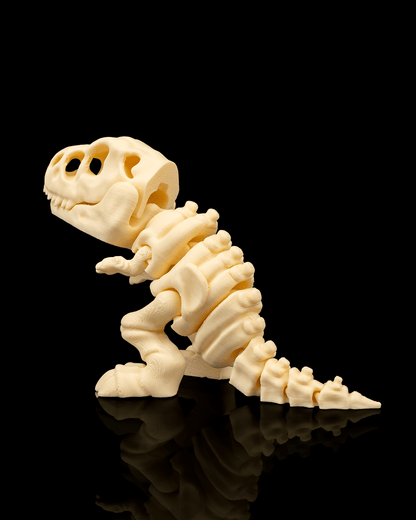 Skeleton T-Rex — Large Fossil White Edition