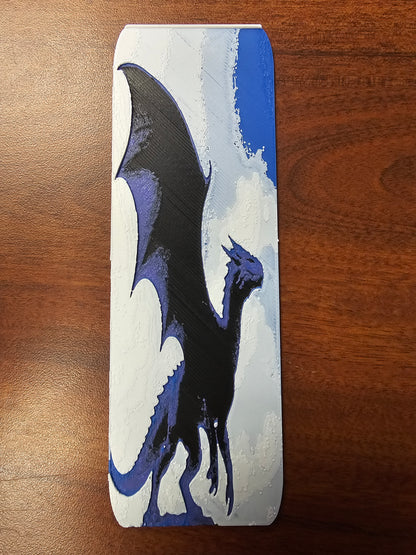 Dragon Rider 3D Bookmark Set – Storm, Shadow & Celestial (Textured 3-Pack)