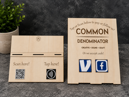 Business Connect Custom QR & NFC Business Display