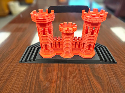 Castle Challenge Coin & Pen Holder Display