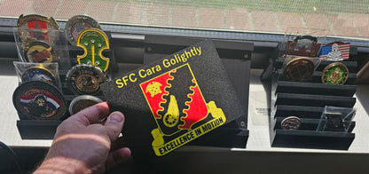 Custom Military Challenge Coin Display Rack – Personalized Edition