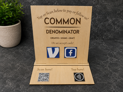 Business Connect Custom QR & NFC Business Display