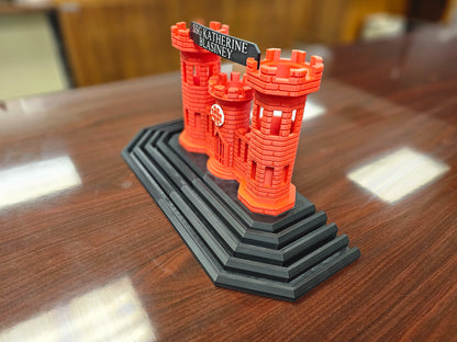 Castle Challenge Coin & Pen Holder Display