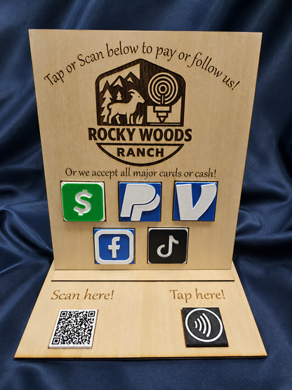 Business Connect Custom QR & NFC Business Display